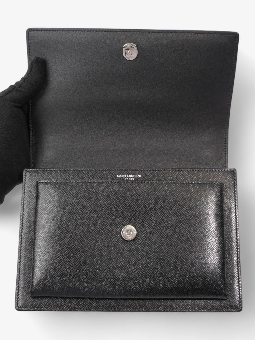 Saint Laurent Sunset Medium Black Leather