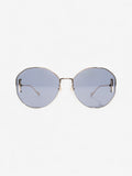 Gucci Interlocking G Sunglasses Gold / Black Acetate 140mm