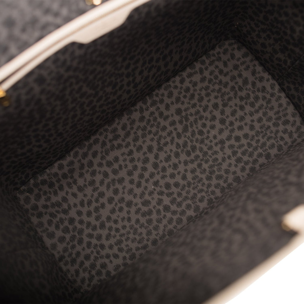 Louis Vuitton Cream Wild At Heart Giant Monogram Neverfull MM