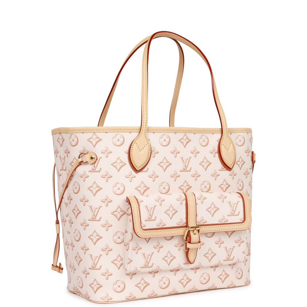 Louis Vuitton Fall For You Beige Clair Monogram Neverfull MM