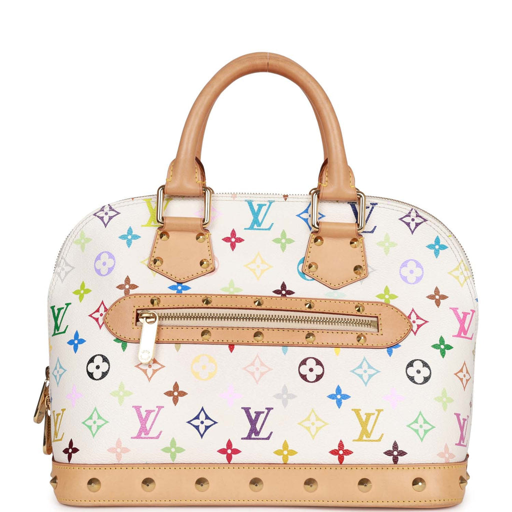 Louis Vuitton Vintage Monogram Multicolor White Alma