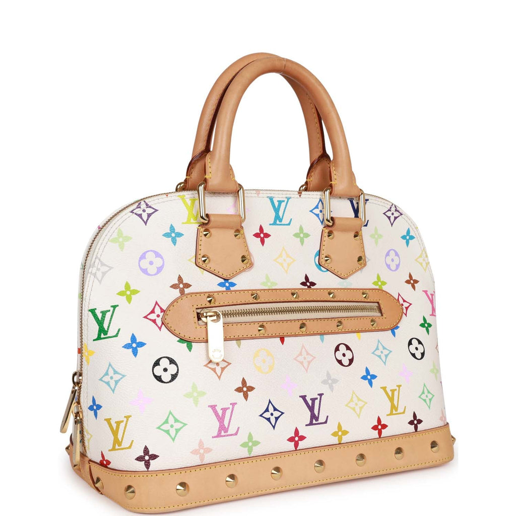 Louis Vuitton Vintage Monogram Multicolor White Alma
