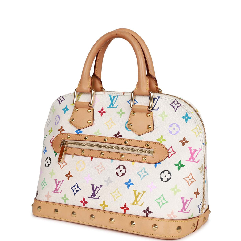 Louis Vuitton Vintage Monogram Multicolor White Alma