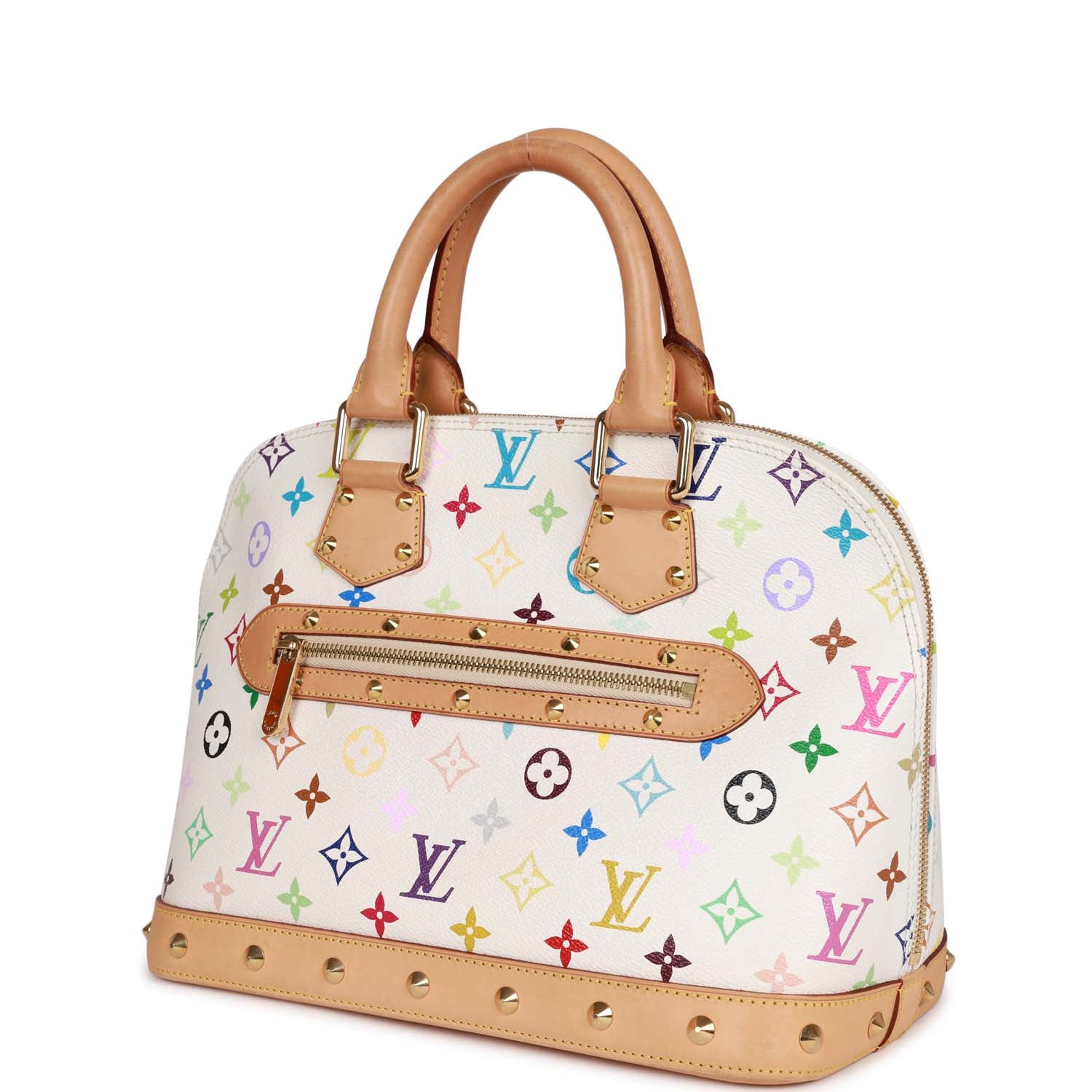 Louis Vuitton Vintage Monogram Multicolor White Alma