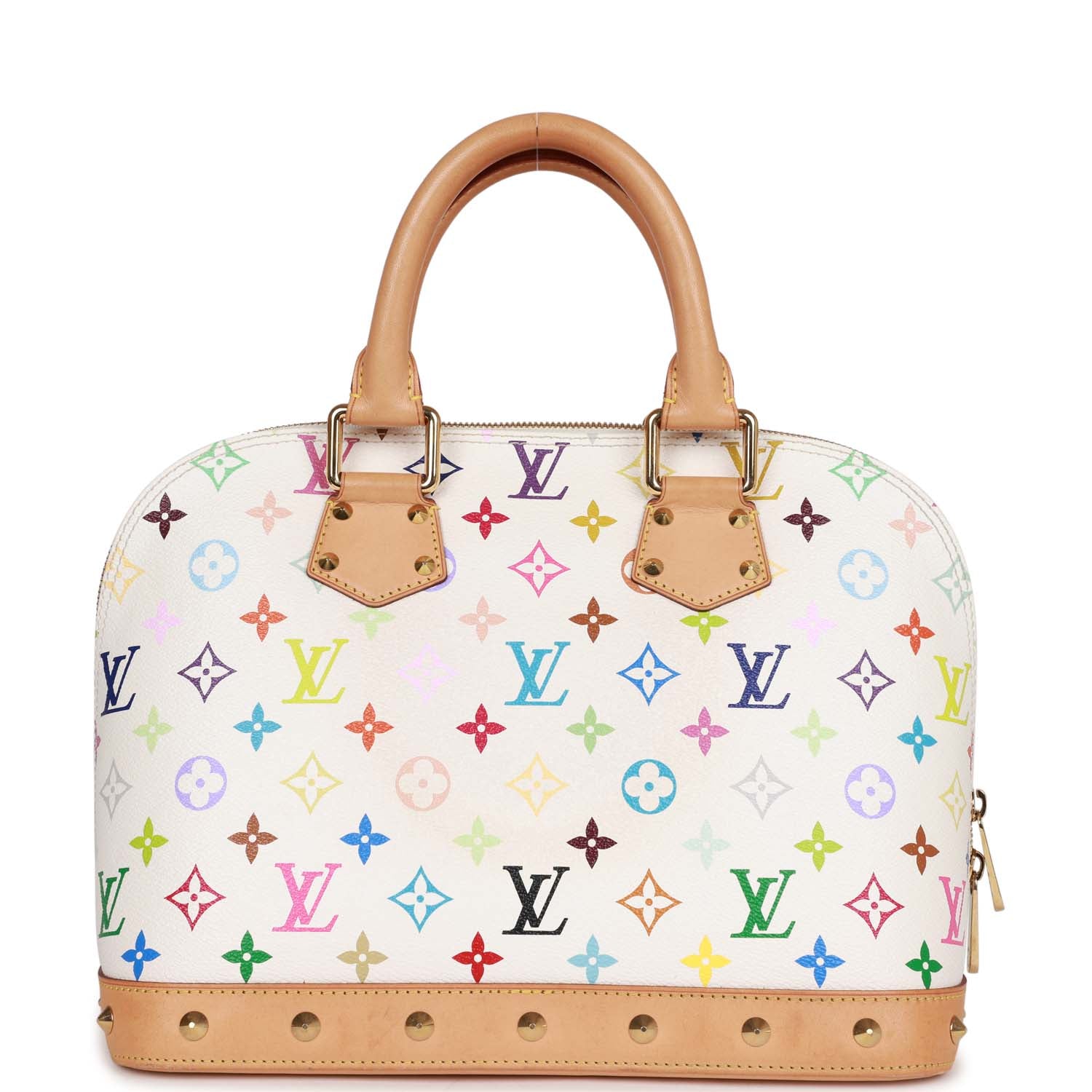 Louis Vuitton Vintage Monogram Multicolor White Alma