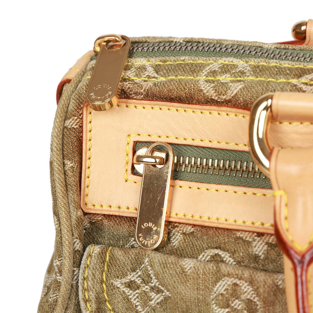 Louis Vuitton Green Monogram Denim Neo Speedy