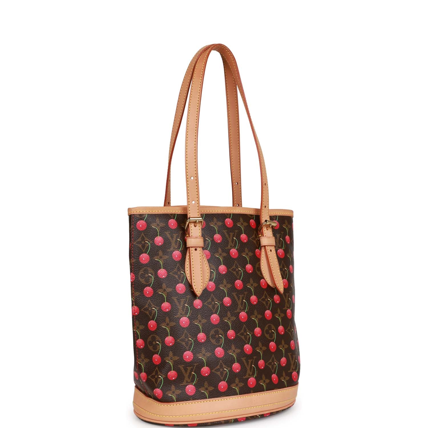 Louis Vuitton Vintage Cherry Cerises Monogram Bucket Bag PM