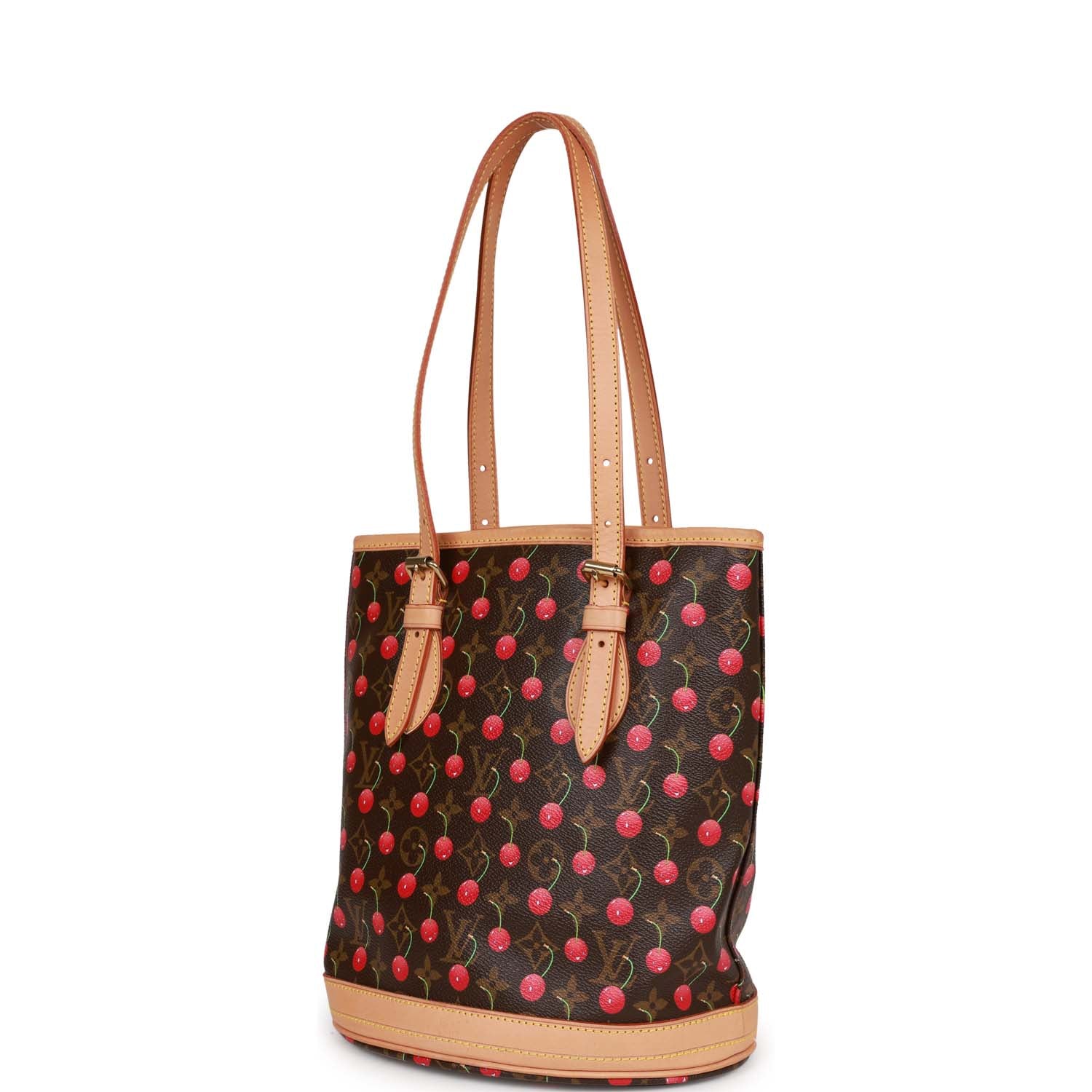 Louis Vuitton Vintage Cherry Cerises Monogram Bucket Bag PM