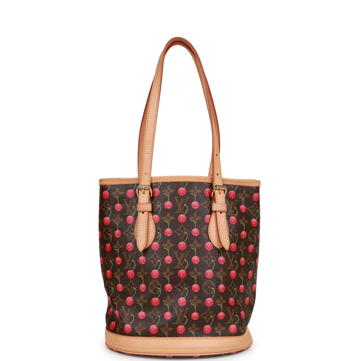 Louis Vuitton Vintage Cherry Cerises Monogram Bucket Bag PM