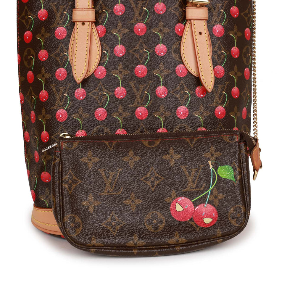 Louis Vuitton Vintage Cherry Cerises Monogram Bucket Bag PM