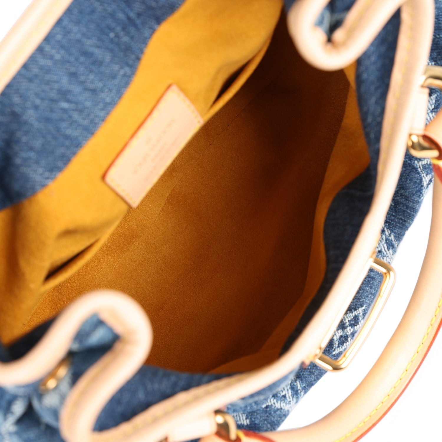 Louis Vuitton Vintage Blue Monogram Denim Pleaty