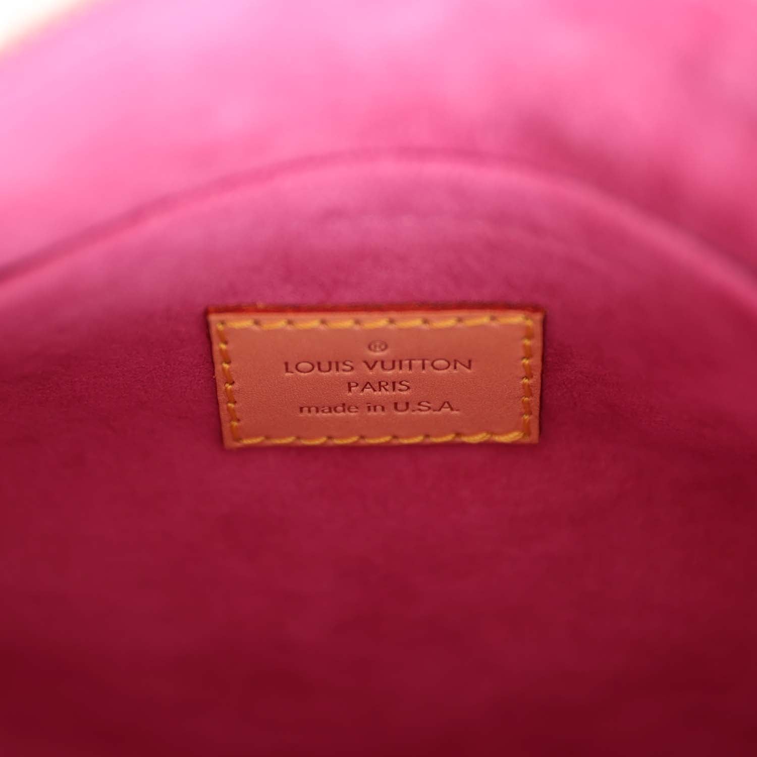 Louis Vuitton Vintage Neo Speedy Pink Denim Monogram Gold Hardware