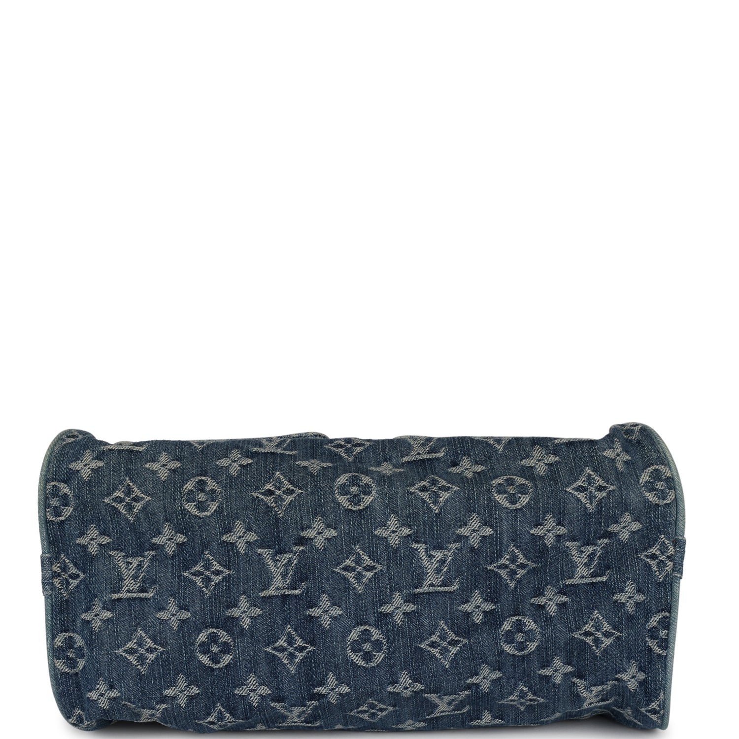 Louis Vuitton Vintage Neo Speedy Blue Denim Monogram Gold Hardware