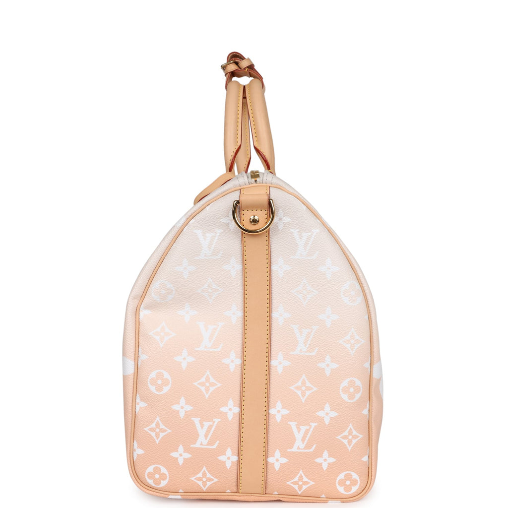 Louis Vuitton Keepall 45 Bandouliere By The Pool Mist Monogram Gold Hardware