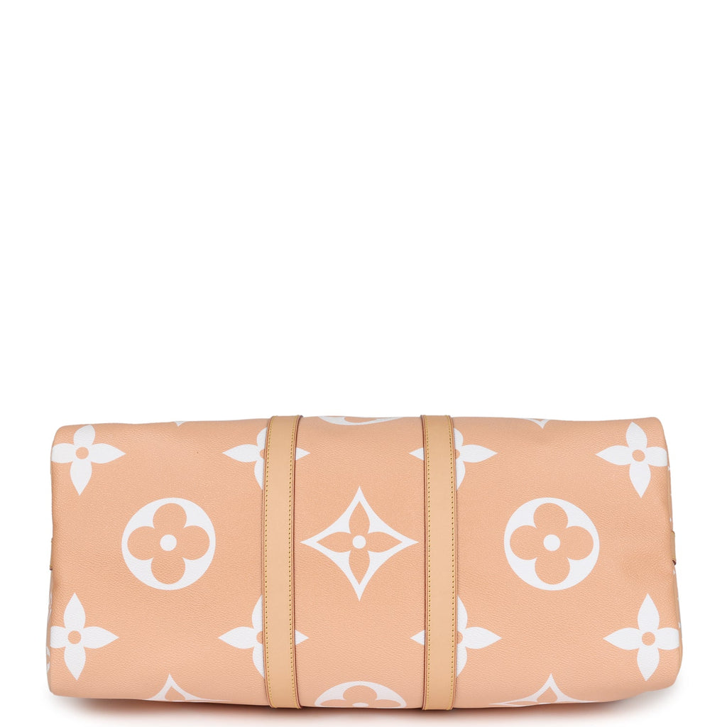 Louis Vuitton Keepall 45 Bandouliere By The Pool Mist Monogram Gold Hardware