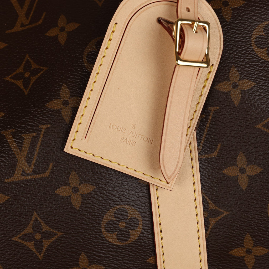 Louis Vuitton Keepall Bandouliere 55 Brown Monogram Coated Canvas Brass Hardware