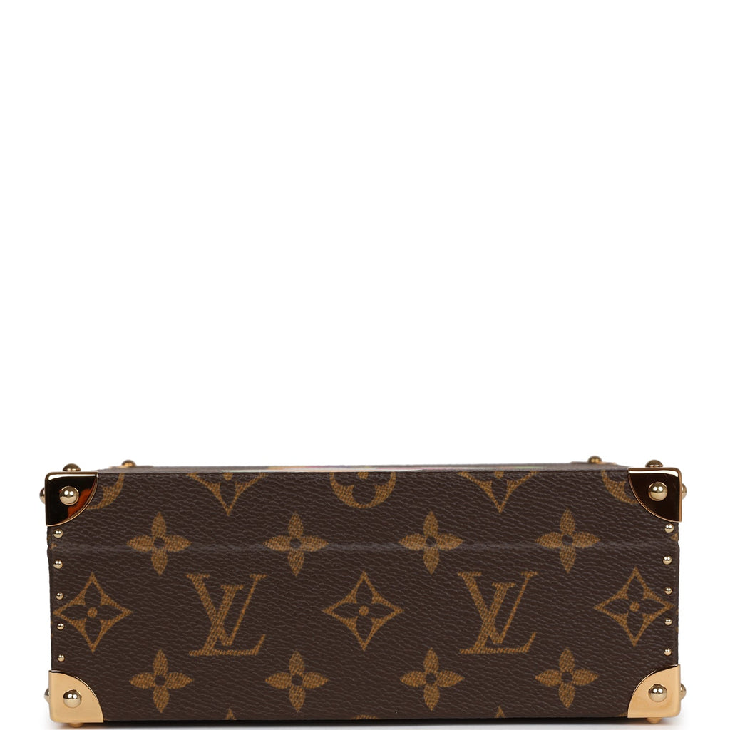 Louis Vuitton Vintage x Takashi Murakami Panda Jewelry Trunk Brown Monogram Brass Hardware
