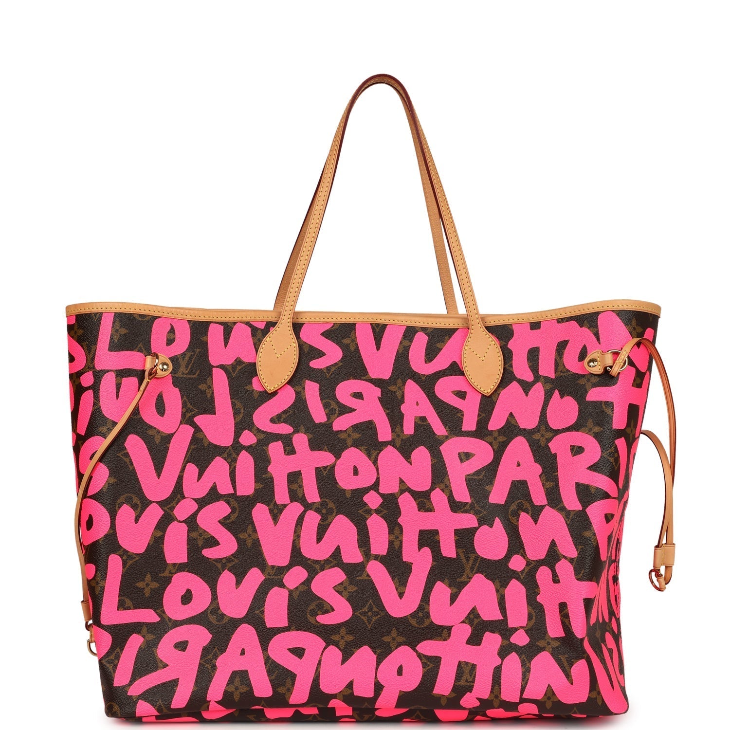 Louis Vuitton X Stephen Sprouse Neverfull GM Fuchsia Pink Monogram Graffiti