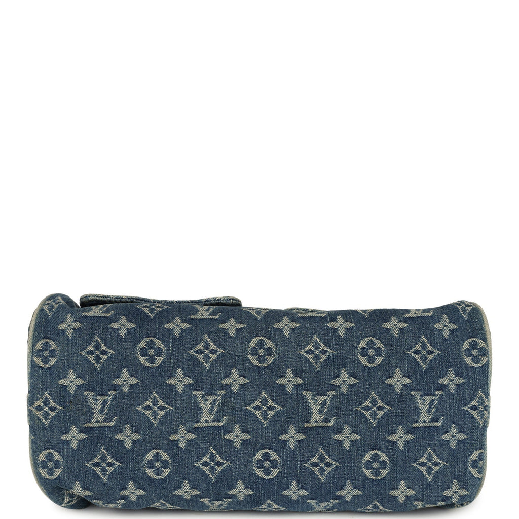 Louis Vuitton Vintage Neo Speedy Blue Denim Monogram Gold Hardware