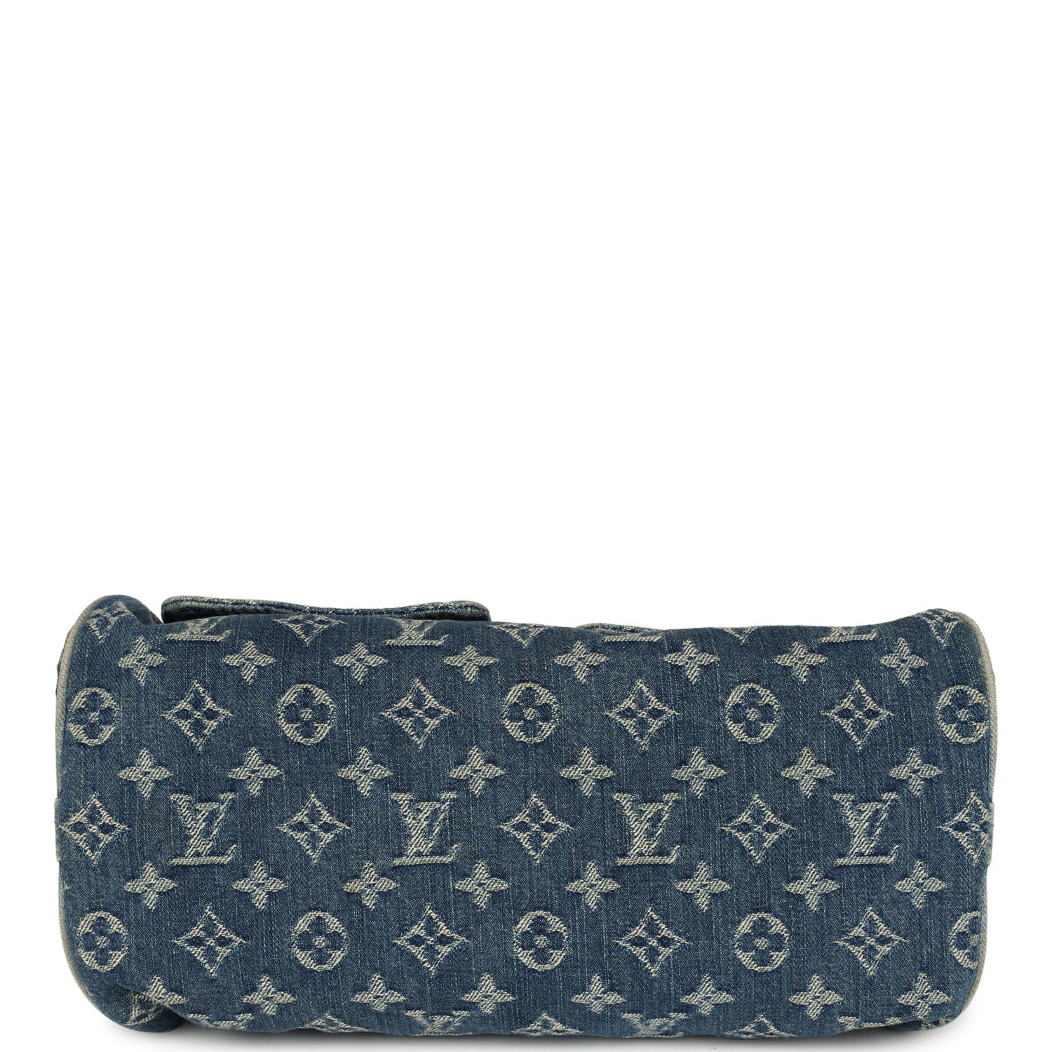 Louis Vuitton Vintage Neo Speedy Blue Denim Monogram Gold Hardware
