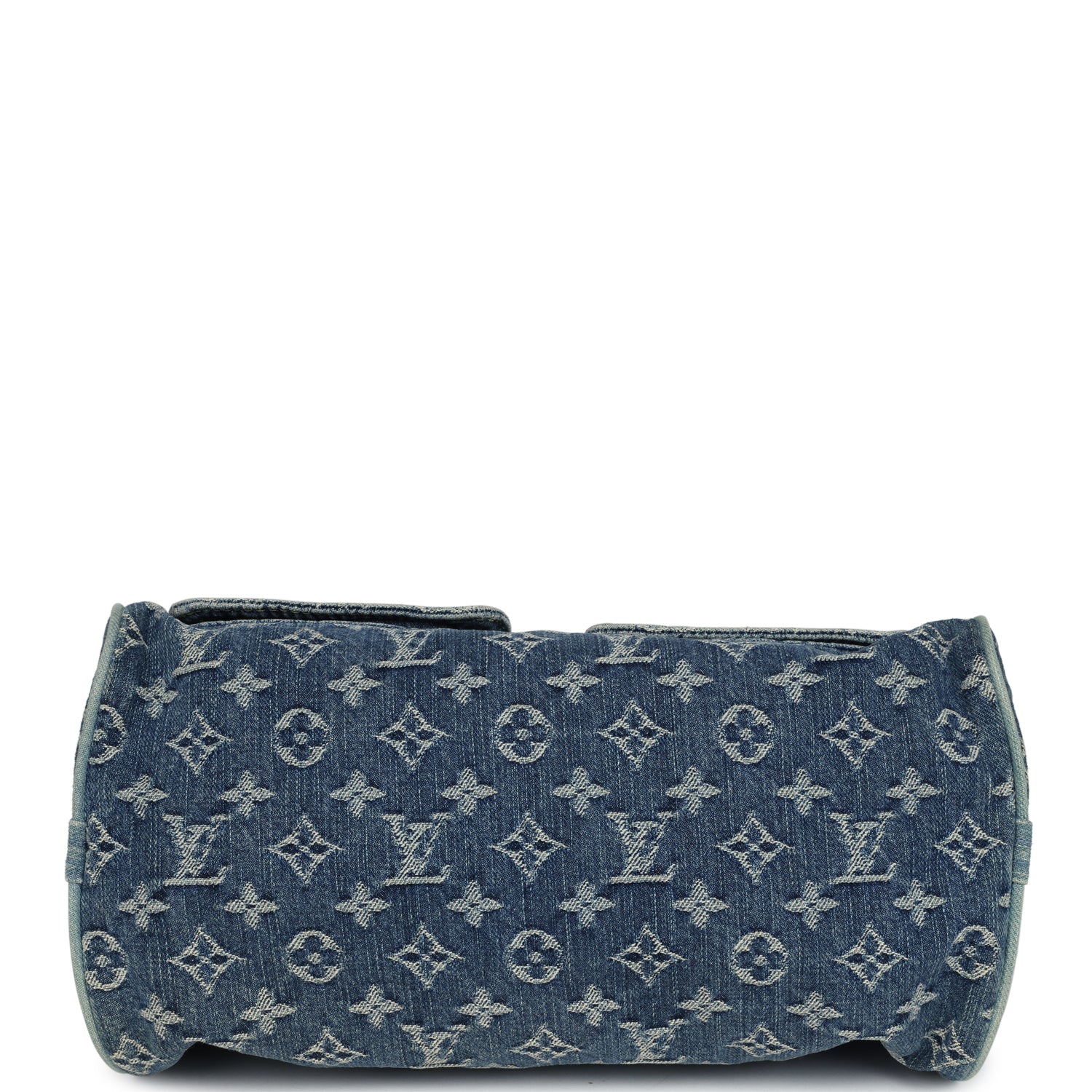 Louis Vuitton Vintage Neo Speedy Blue Denim Monogram Gold Hardware