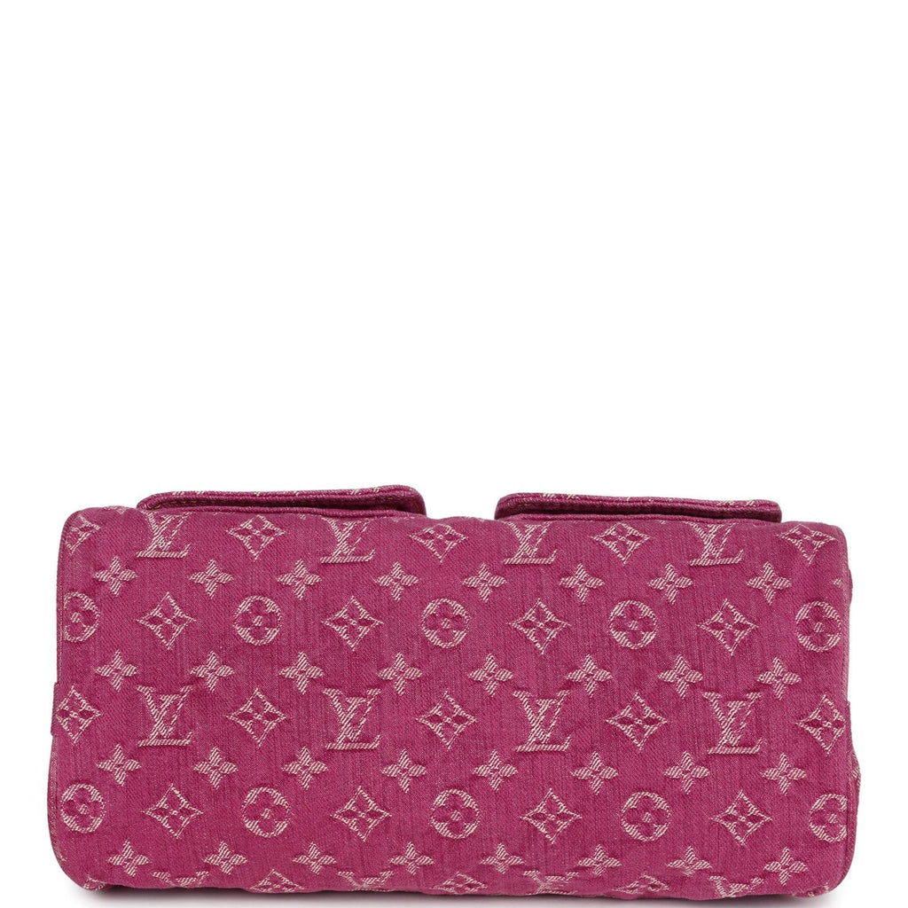 Louis Vuitton Vintage Neo Speedy Pink Denim Monogram Gold Hardware