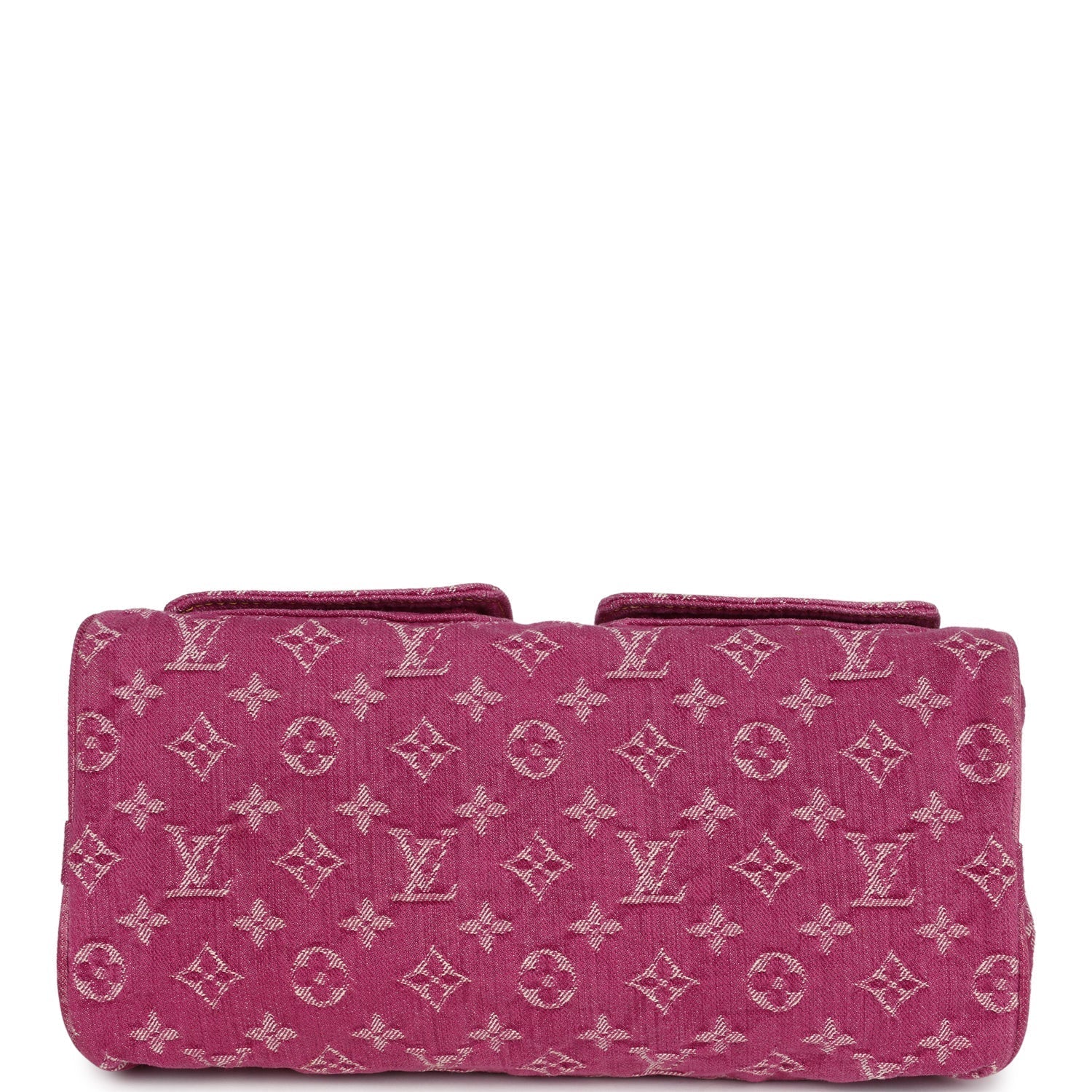 Louis Vuitton Vintage Neo Speedy Pink Denim Monogram Gold Hardware