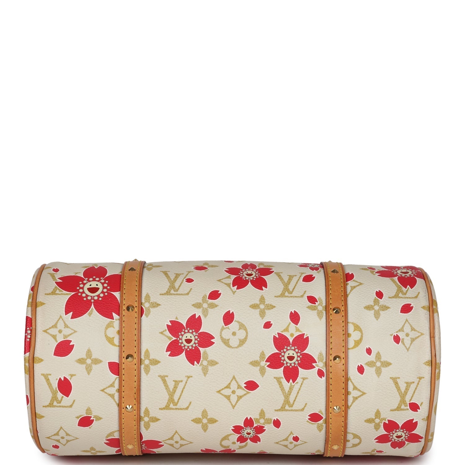 Louis Vuitton Vintage X Takashi Murakami Red Cherry Blossom Papillon Gold Hardware
