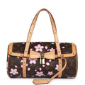 Louis Vuitton Vintage X Takashi Murakami Papillon Monogram Cherry Blossom Gold Hardware