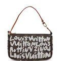 Louis Vuitton Vintage x Stephen Sprouse Pochette Accessories White Monogram Graffiti Gold Hardware