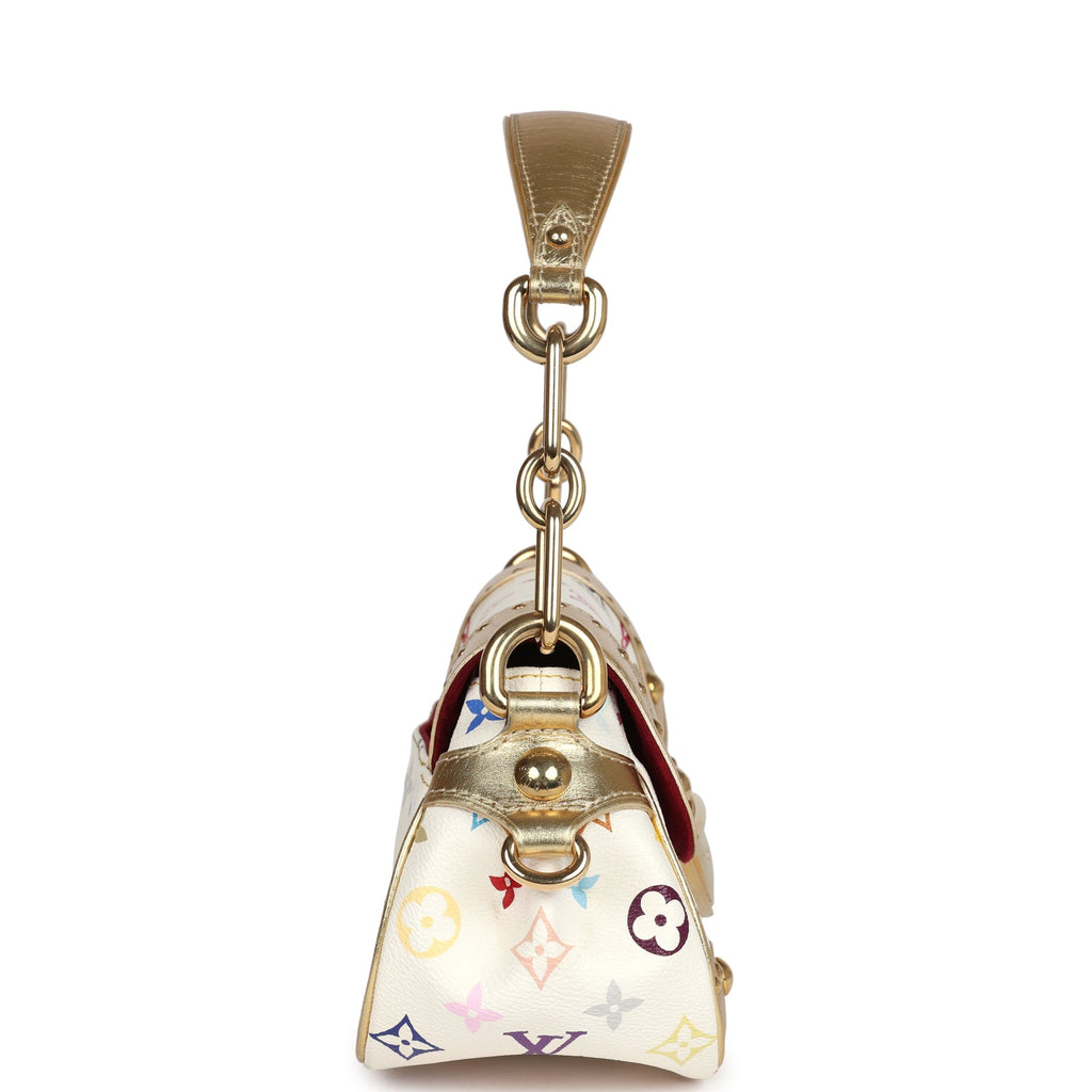 Louis Vuitton x Takashi Murakami Marilyn Bag White Multicolored Monogram Gold Hardware