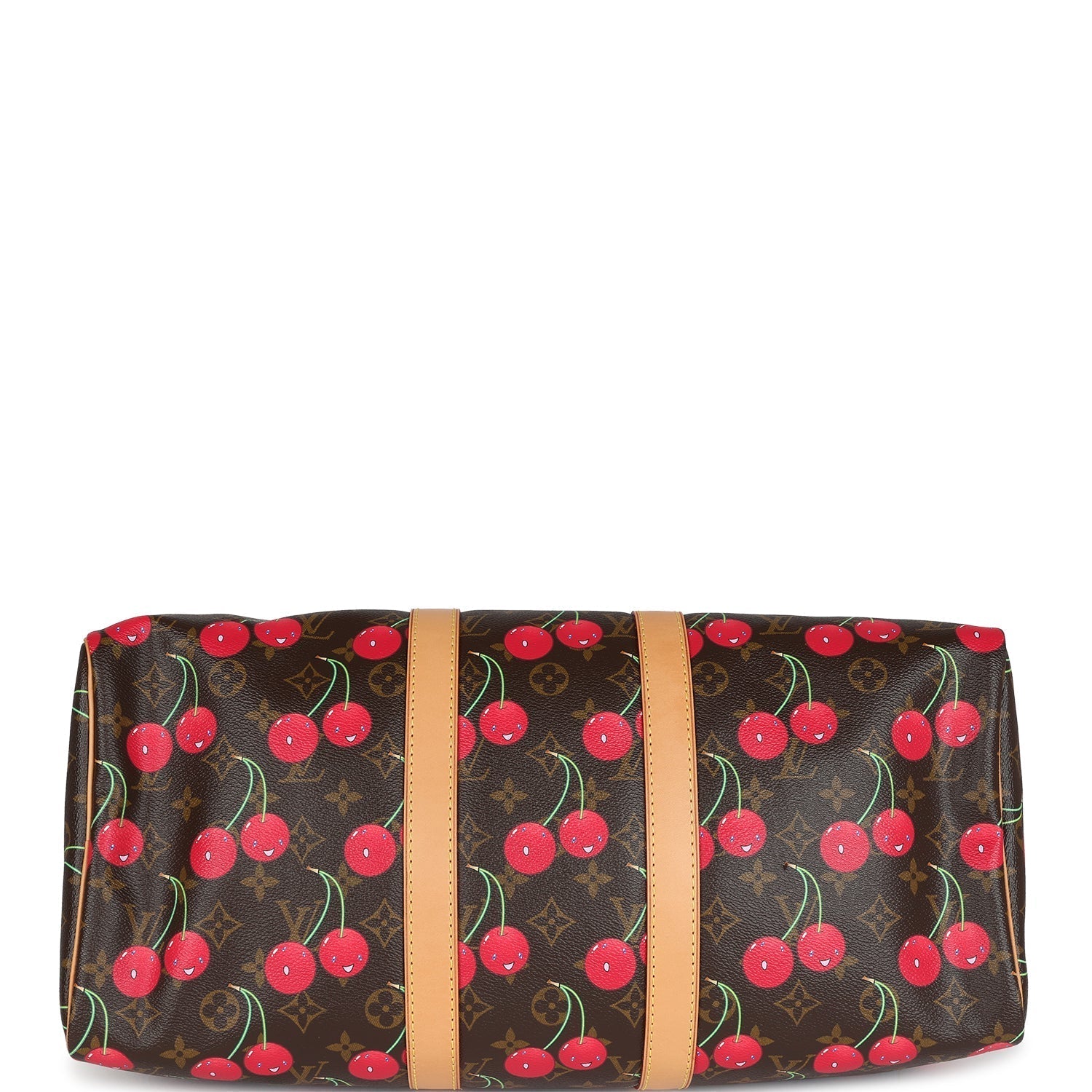 Louis Vuitton Vintage x Takashi Murakami Cerises Keepall 45 Monogram Cherry Gold Hardware