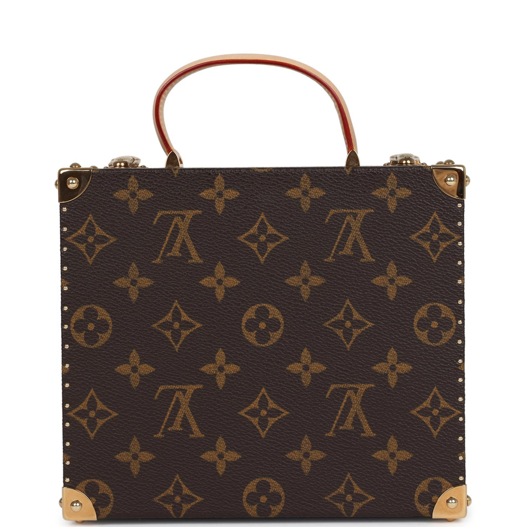 Louis Vuitton Vintage x Takashi Murakami Hands Jewelry Trunk Brown Multi Monogram Hands Brass Hardware