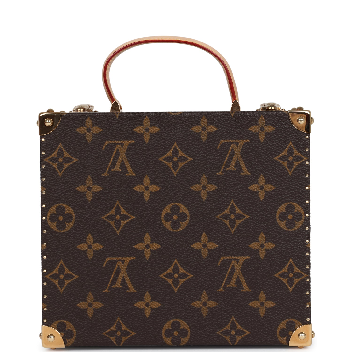 Louis Vuitton Vintage x Takashi Murakami Hands Jewelry Trunk Brown Multi Monogram Hands Brass Hardware