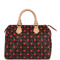 Louis Vuitton Vintage x Takashi Murkami Cheries Speedy 25 Brown and Red Monogram Cherry Gold Hardware