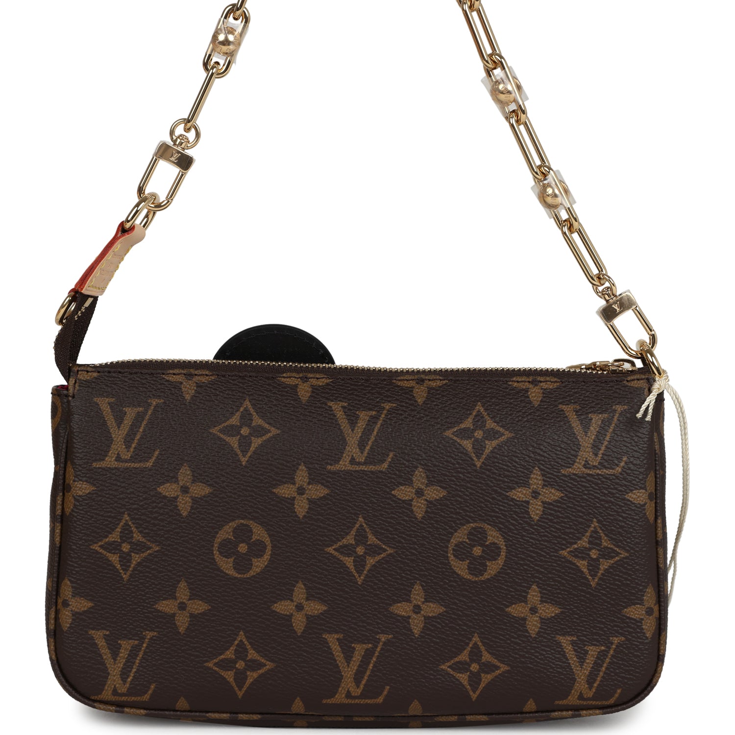 Louis Vuitton X Takashi Murakami Panda Pochette Accessories Brown Monogram Gold Hardware