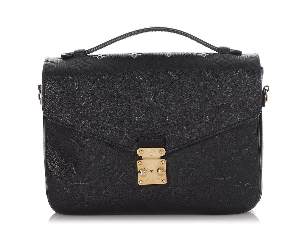Louis Vuitton Noir Monogram Empreinte Pochette MÃ©tis