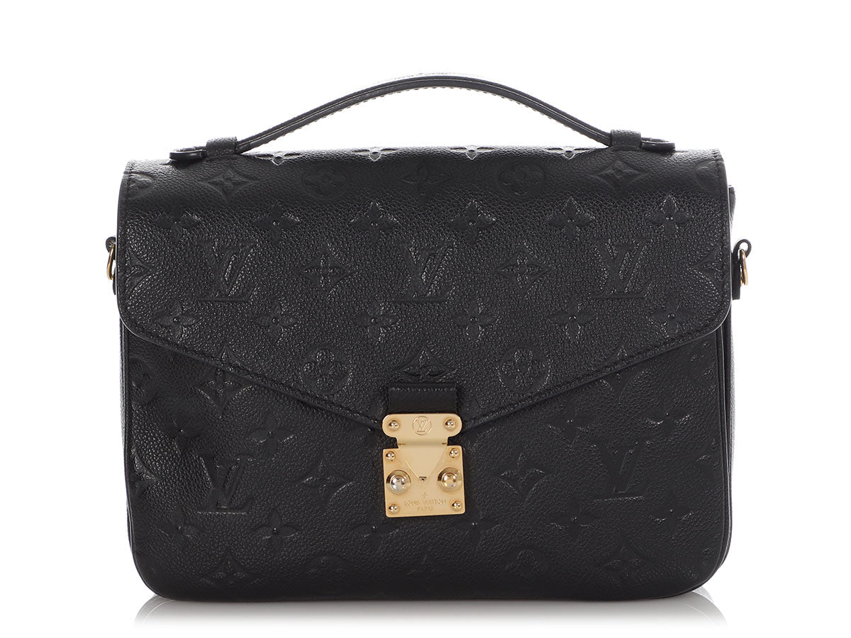 Louis Vuitton Noir Monogram Empreinte Pochette MÃ©tis