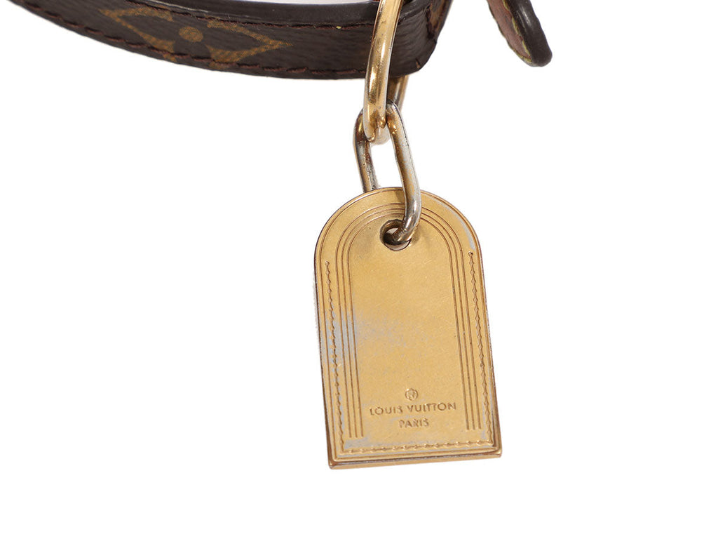 Louis Vuitton Monogram Baxter Dog Collar and Leash