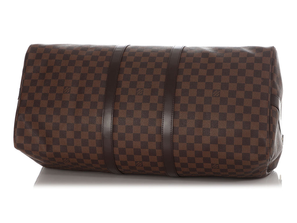 Louis Vuitton Damier EbÃ¨ne Keepall BandouliÃ¨re 55