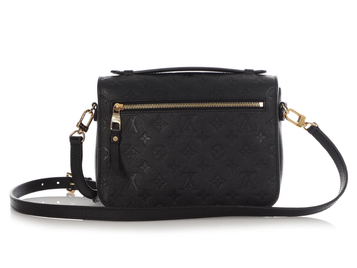 Louis Vuitton Black Monogram Empreinte Pochette MÃ©tis