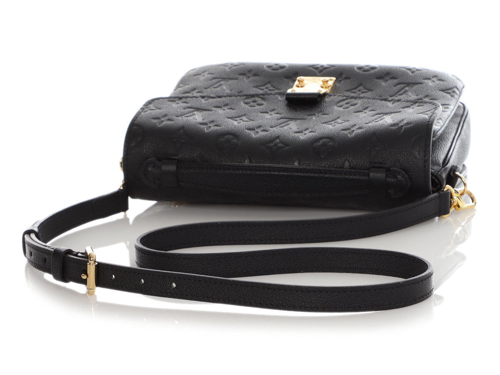 Louis Vuitton Black Monogram Empreinte Pochette MÃ©tis