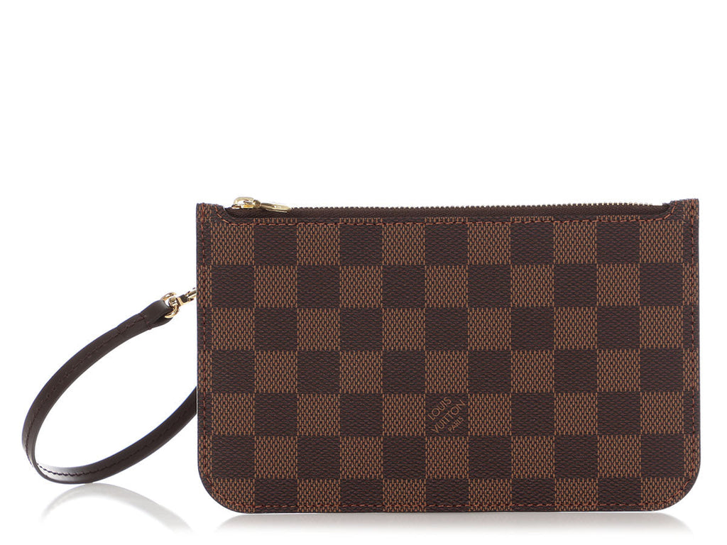 Louis Vuitton Damier EbÃ¨ne Neverfull Pouch PM