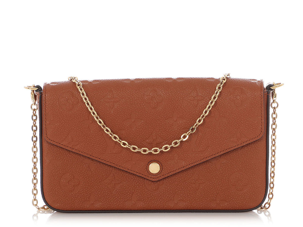 Louis Vuitton Cognac Monogram Empreinte FÃ©licie