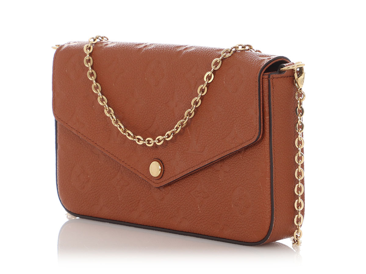 Louis Vuitton Cognac Monogram Empreinte FÃ©licie