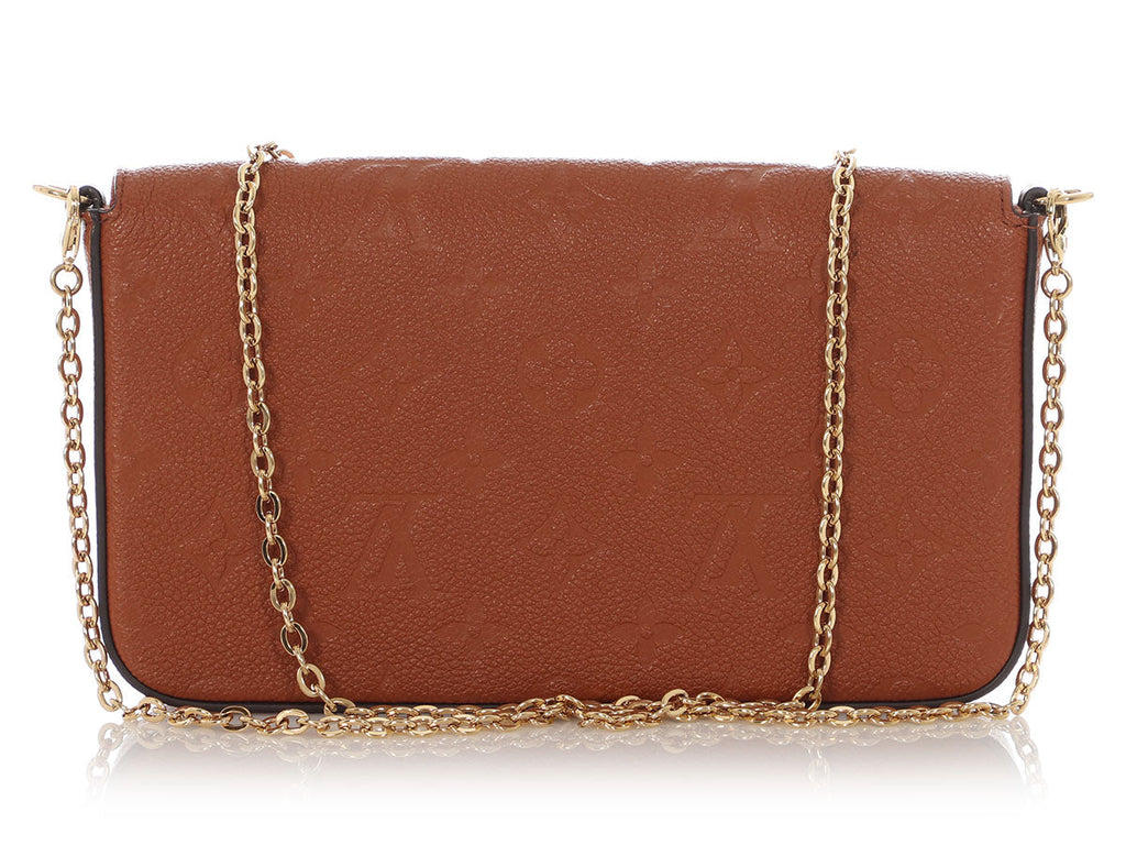 Louis Vuitton Cognac Monogram Empreinte FÃ©licie