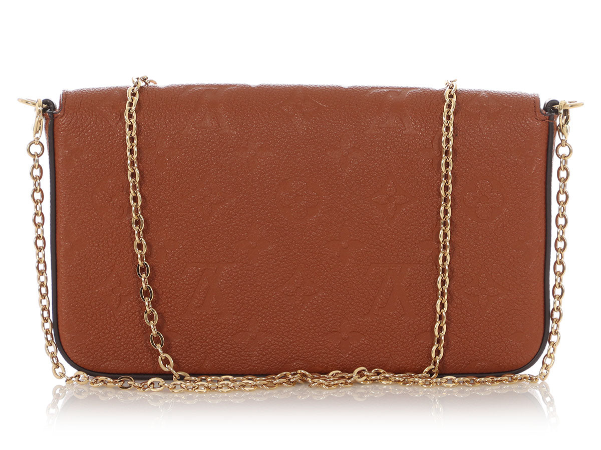 Louis Vuitton Cognac Monogram Empreinte FÃ©licie