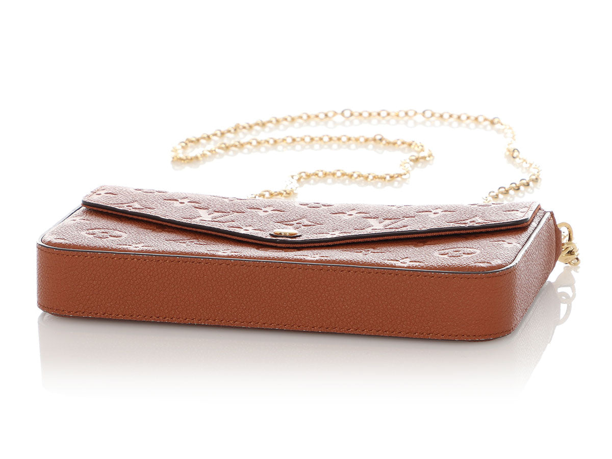 Louis Vuitton Cognac Monogram Empreinte FÃ©licie