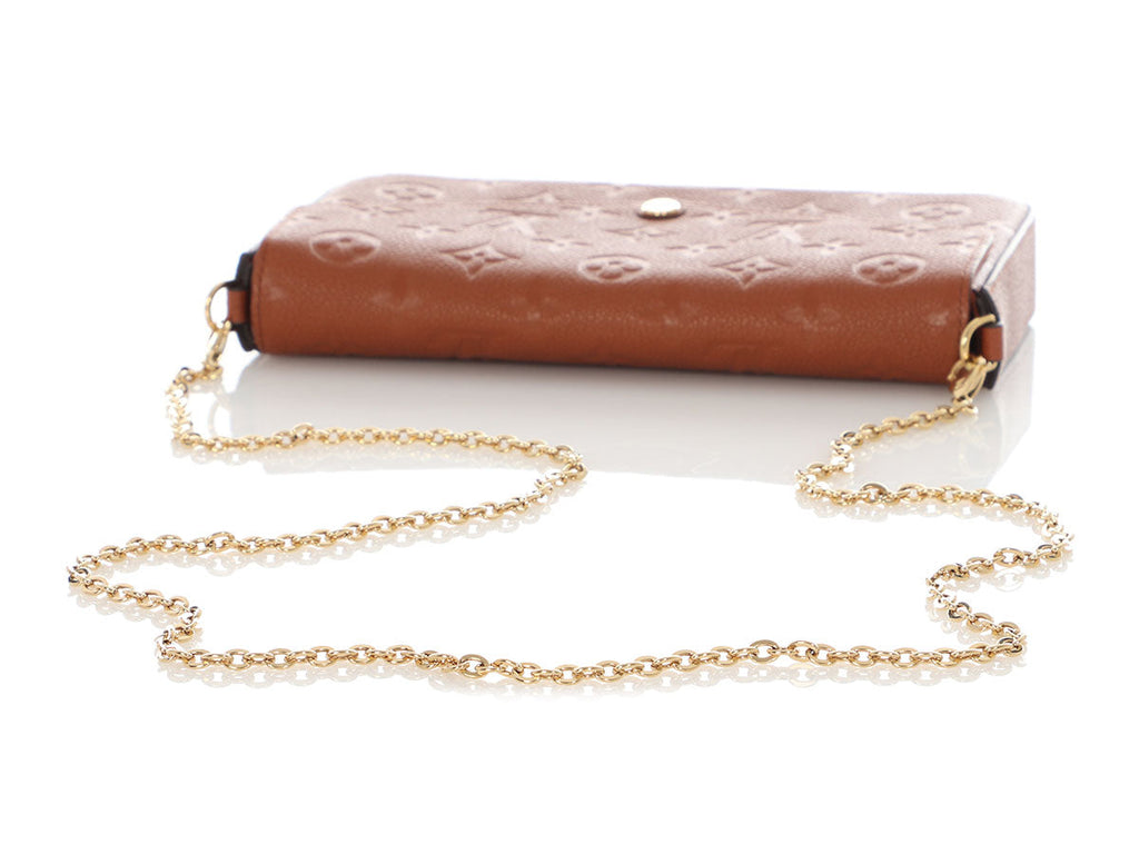 Louis Vuitton Cognac Monogram Empreinte FÃ©licie