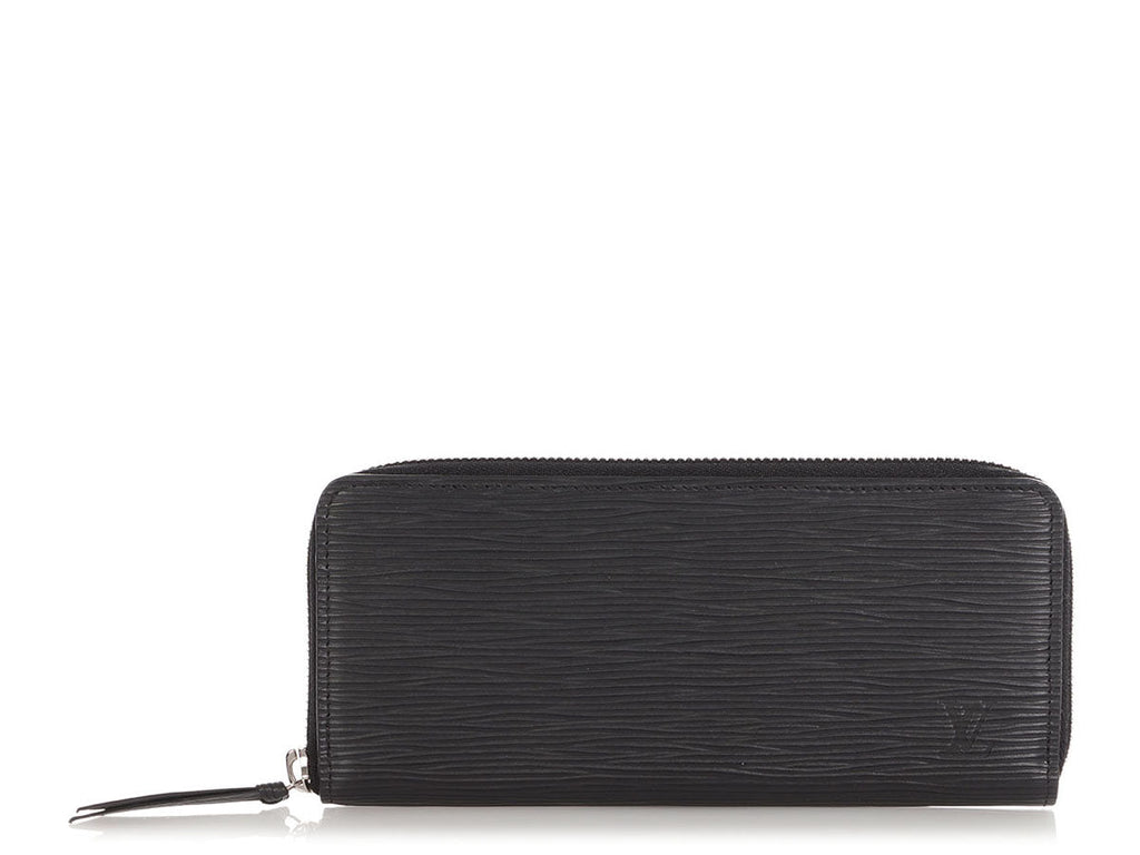 Louis Vuitton Black Epi ClÃ©mence Wallet